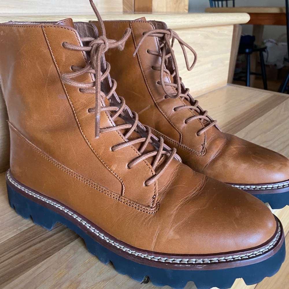 Madewell “The Citywalk Lugsole Lace-Up Boot”